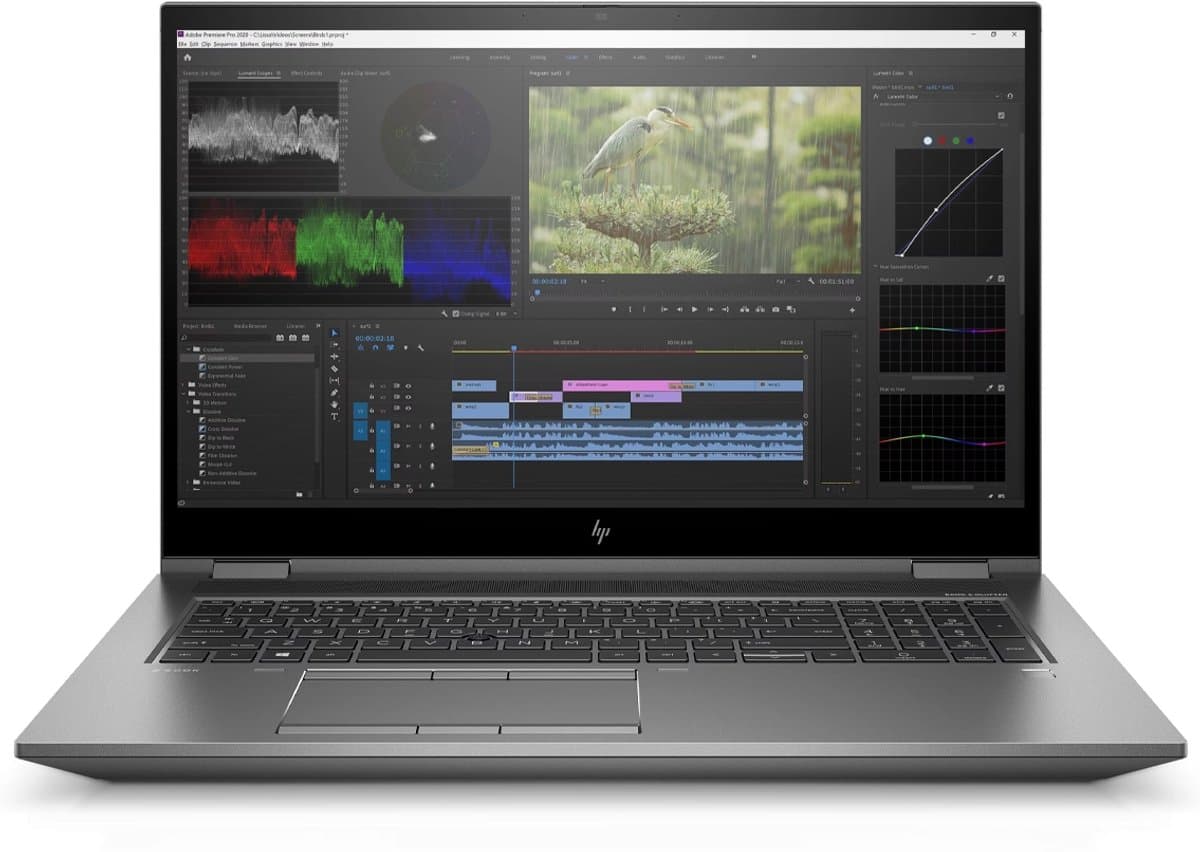 HP ZBook Fury 17 G8 | Intel Xeon | NVIDIA T1200 | 43.9 cm (17.3″) | 1000 GB SSD | 64 GB | US | WiFi | Windows 11 Pro — afbeelding 1