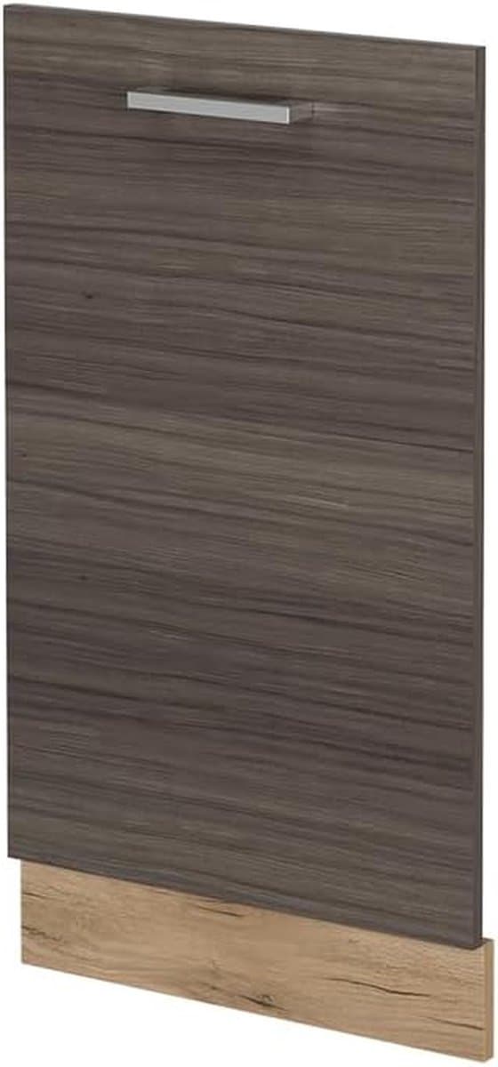 Vaatwasserpaneel - Keukenfront - Keuken Integratie - Interne Bediening - 45 cm - Donkergrijs — afbeelding 1