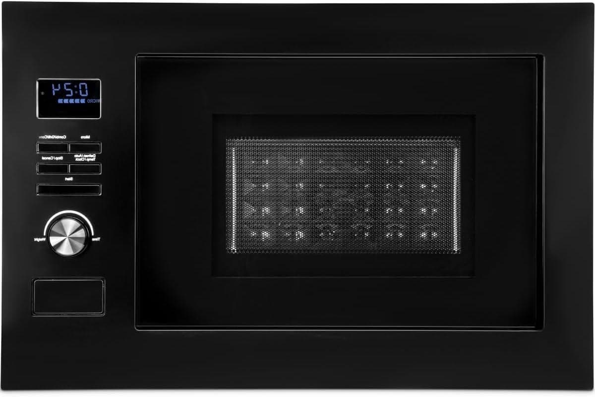 Oven met Grill - Magnetron Oven - Snel Eten - Digitale Bediening - 25 Liter - Mat Zwart — afbeelding 1