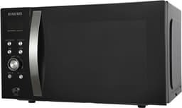 Magnetron met Grill - Oven Apparaat - Snel Maaltijden Bereiden - 5 Vermogensniveaus - 23 Liter Inhoud - Zwart — thumbnail 1