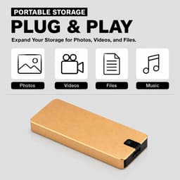 Externe harde schijf 1TB - ultra slim - compatibel met PC en Mac - opslag voor laptop - ShopVlot — thumbnail 5