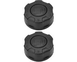 Dailygoods- Brandstoftankdop 2 Stuks - Vervangend Onderdeel - Compatibel met AL-KO Grasmaaier - Buitendiameter 58 mm - Binnendiameter 42,5 mm - Duurzame Constructie - Brandstofdop