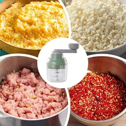 Keukenmachine - Groentesnijder Hakker - Snel Ingrediënten Snijden - Handmatig Bedienbaar - 13 x 10 cm - Niet gespecificeerd — thumbnail 3