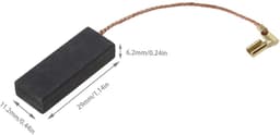 Dailygoods- Koolborstels 2 Pairs - Vervanging voor Grasmaaier - 29x11.2x6.2mm - Compatibel met Flymo/Dewalt - Hoge sterkte - Lange levensduur - Koolborstel — thumbnail 4