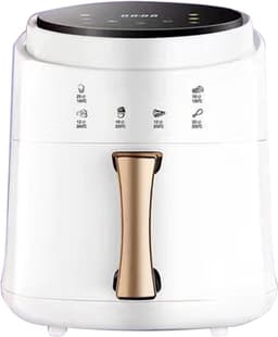 Compacte Airfryer - Oven - Gezond Koken - Intelligent Temperatuur - 8 Liter - Wit Zwart — thumbnail 1