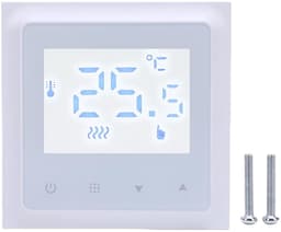 Digitale Thermostaat - Intelligente Regelaar - Comfort Thuis - Touch Control WiFi - 10x10x7 cm - Zwart — thumbnail 3