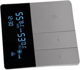 Slimme Thermostaat - Programmeerbaar Display - Temperatuur Regelen - Met Lange Kabel - 3 Meter - Wit — thumbnail 1
