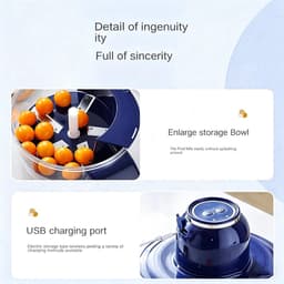 Druivenpelmachine - Keuken Gadget - Fruit Voorbereiden - Automatische Schilfunctie - 20x20x18cm - Wit — thumbnail 4