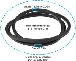Dailygoods - Grasmaaier Dubbelzijdige Riem SB35065700/0 - Compatibel met Sabo 92-13H — thumbnail 4