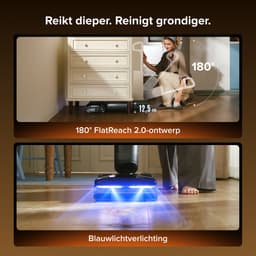 Roborock F25 Steam Set-Vloerreiniger-Nat Droog Stofzuiger-draadloos-Elektrische dweil-180 °C stoommop-80 min gebruiksduur-25000 Pa zuigkracht-Heteluchtdroging op 95 °C-Anti-klit technologie — thumbnail 3