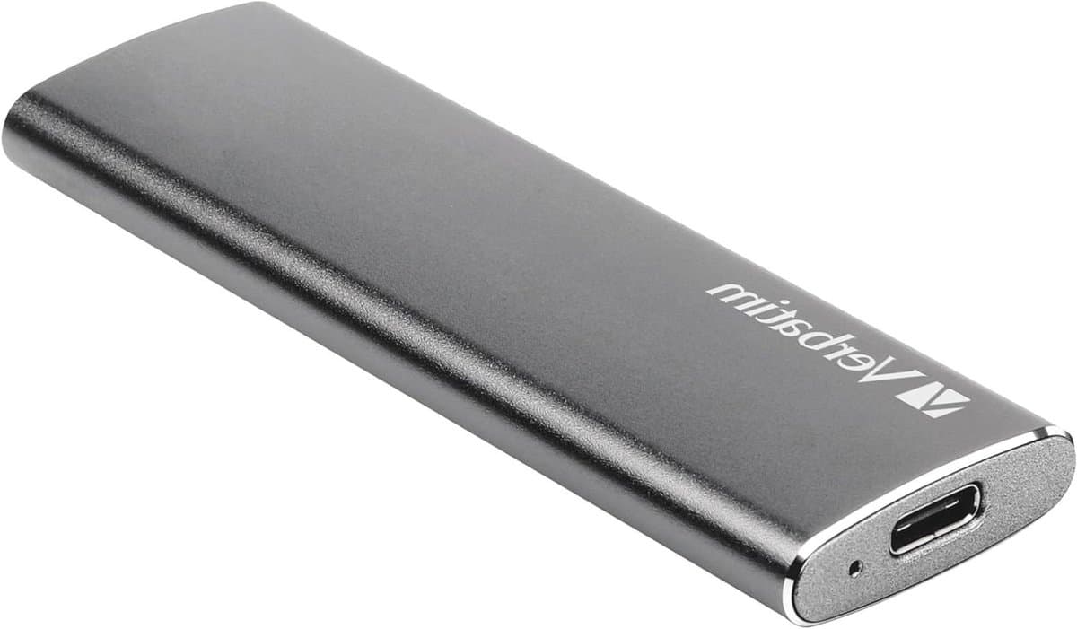 Externe SSD - Draagbare Opslag - Bestanden Overzetten - Hoge Snelheid Flash Geheugen - 480 GB - Spacegrijs — afbeelding 1