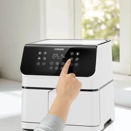 Airfryer - Heteluchtfriteuse - Gezond Frituren - Chef Edition - 6.2 Liter - Wit — thumbnail 4