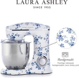 Keukenmachine met Bloemendessin - Mixer Deegmachine - Bakken en Mixen - Volledig Metalen Tandwielsysteem - 4.5 liter - China Rose — thumbnail 5