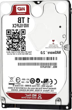 Interne Harde Schijf - HDD Opslag - Bestanden Opslaan - Compact Ontwerp - 1 TB - Rood — thumbnail 1