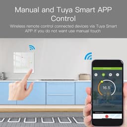 Intelligente Temperatuurregelaar - Slimme Thermostaat - Comfort Verwarmen - App en Spraakbesturing - 95-240V - Wit — thumbnail 5