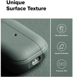Ringke Onyx Magnetic Hoesje Geschikt voor Apple AirPods Pro 3 - Groen — thumbnail 5