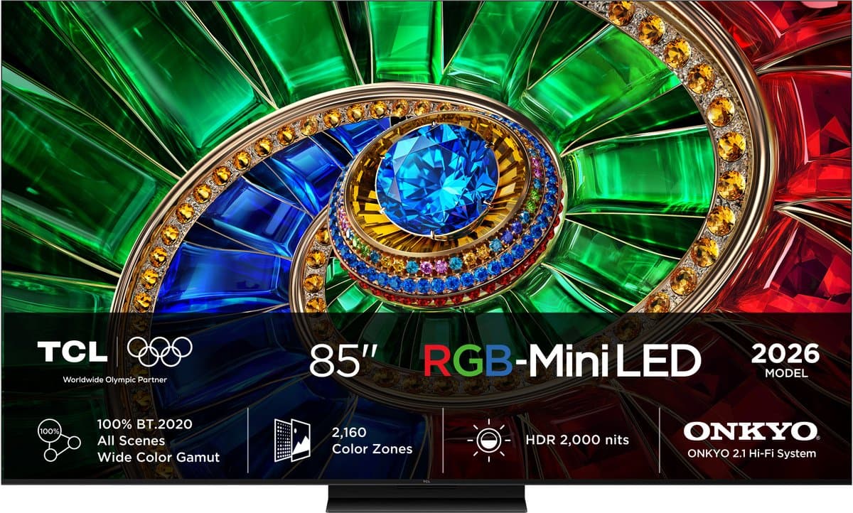 TCL 85RM7L - 85 inch - 4K RGB MiniLED - 2026 - Smart TV — afbeelding 1