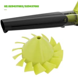 stuk vervangend ventilatorblad 529437004 compatibel met Ryobi 18 Volt draadloze bladblazer P2108 P21081 P21081VN P21081VNM — thumbnail 5