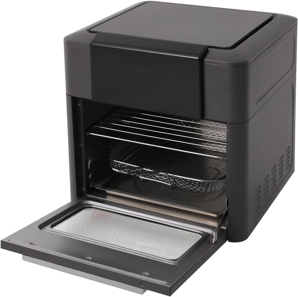 Heteluchtfriteuse - Airfryer Oven - Gezond Koken - 12 Programma's - 12 Liter - Grijs — afbeelding 1
