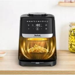 Airfryer XL - Friteuse Heteluchtoven - Gezond Koken - Stil en Zichtvenster - 5 Liter - Wit — thumbnail 2
