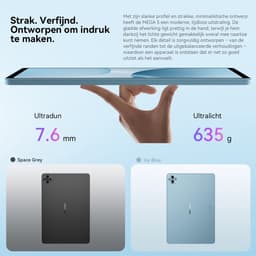 Blackview Tablet MEGA 5 - 12.2 inch - 32GB RAM - 256GB ROM - 10000mAh - Android 16 - Blauw — thumbnail 5