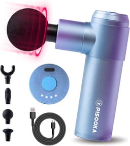 PISOOKA X2 Mini Massage Gun, Percussion Massage Gun, Deep Weave, Lightweight, Portable Long Battery Life, Massager for - ShopVlot — thumbnail 1