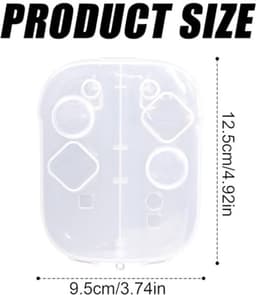 Opberghoes voor Joy-Con 2, Transparante Beschermhoes met Handvat Stofdichte Handgreep Draagbare Hoes met Precieze Uitsparingen voor Switch 2-Accessoires Cadeaus Gamers — thumbnail 2