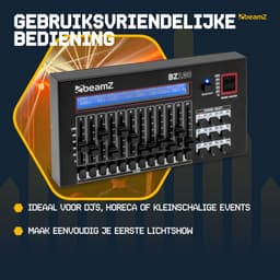 BeamZ BZ108 DMX controller - 108 kanaals controller - 12 faders — thumbnail 5