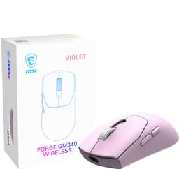 MSI FORGE GM340 WIRELESS VIOLET – Gamingmuis – Draadloos RF - Bluetooth – Optisch – 12.000 DPI — thumbnail 5