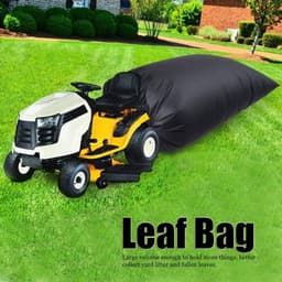 SnelShoppen - Grasmaaier Bladzak 96.1x55.9in Weerbestendig 210D Oxford Stof, Herbruikbare Tuin Bladverzamelaar, Ideaal voor Grasmaaier en Tuinonderhou — thumbnail 2