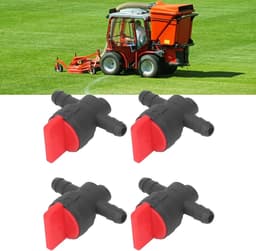 SnelShoppen - 10 Stuks Brandstofafsluiter, 1/4 Inline Brandstofafsluiter voor Grasmaaier, Tractor, Kleine Motoren, Voor Regelmatige Vervangingen — thumbnail 3