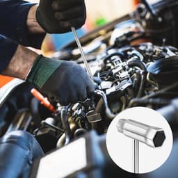 Bougiesleutel set van 3 - T-vormige staal - 13 x 19 mm - voor motorzaag en grasmaaier - ShopVlot — thumbnail 5