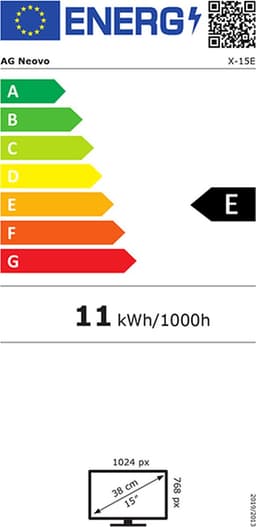 AG Neovo computer scherm X-15E 38,1 cm (15") 1024 x 768 Pixels XGA LED Zwart — thumbnail 4