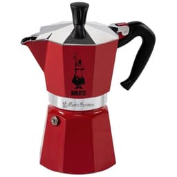 Bialetti Moka Express 6 Kops Rood – Espressopot – Aluminium – 270 ml — thumbnail 4