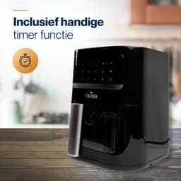 Ocina Airfryer - Heteluchtfriteuse - 1600W - 4,5L - Zwart — thumbnail 2