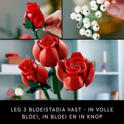 Lego Botanical Collection 10328 Rozenboeket Bouwstenen — thumbnail 5