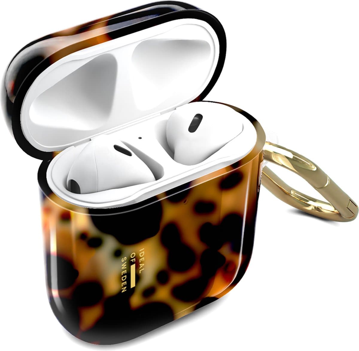 iDeal of Sweden Clear Case voor de Apple AirPods 1 / 2 - Tortoise — afbeelding 1