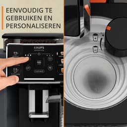 KRUPS EA912B Sensation Milk M90 Volautomatische espressomachine Zwart — thumbnail 3