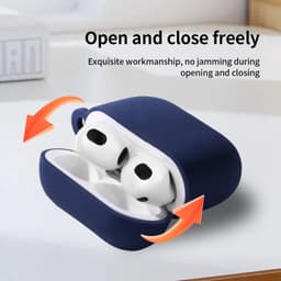 Telestore - hoesje geschikt voor AirPods 4 / Airpods 5 soft case cover - roze - TPU hoesje Beschermhoes - AirPods 4 / 5 Cover - AirPods 4 / 5 hoesje - Geschikt voor Apple Airpods 4 en Airpods 5 - gel hoesje met sleutelhanger — thumbnail 4