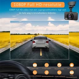 Dual Dashcam - Dashcam Voor Auto 1080p Full HD - Voor en Achter Camera incl. 32GB SD-kaart – Auto Camera - Met Loopopname en G-sensor – LCD Scherm — thumbnail 3