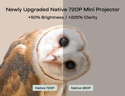 Stellar Mini Beamer - Full HD - 1080P - Mini Projector - USB/HDMI/AV - Projectie 30-120 inch — thumbnail 4