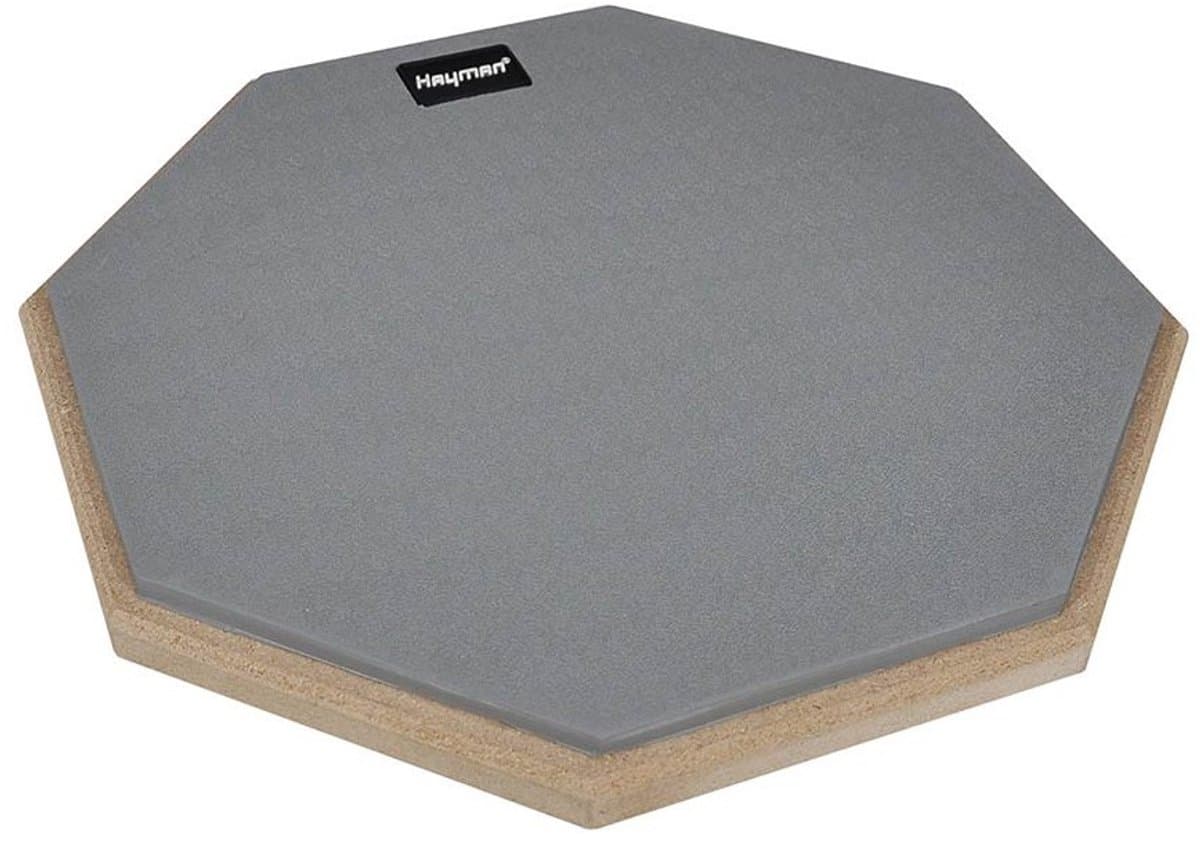 Hayman PP‑120 Drum Oefenpad – 12 inch – Achthoekig – Stille Rebound Pad — afbeelding 1
