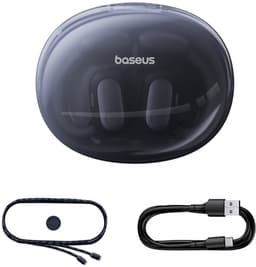 Baseus Eli Sport 1 | Open-Ear Oordopjes | Met Nekband | Sport Oordopjes | Geschikt voor Hardlopen, Wielrennen, Reizen, etc | Waterdicht IPX4 | Draadloze Oortjes | Cosmic Zwart — thumbnail 2