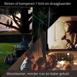 Mini Projector - 7500 Lumens - Full HD 1080P Beamer - Draagbare Projector - Mini Film Projector — thumbnail 4