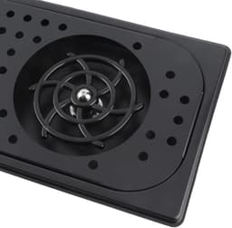 Kan Spoeler - Beker Wasmachine - Efficiënt Reinigen - 360 Graden Spoelen - 32.5 x 18 cm - Zilver — thumbnail 4