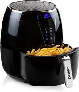 Heteluchtfriteuse - Airfryer Gezond - Gezond Koken - 8 Programma's - 4 Liter - Zwart — thumbnail 1