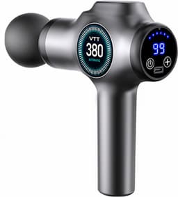 AHD® Massage Gun - Massage Pistool - Massage Gun Professioneel - Massage-gun - Grijs - 5cm x 3cm x 8cm — thumbnail 3