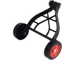 Hulpmaaier Wielen - Trimmer Ondersteuning - Gazon Onderhoud - Antislip Stabiliteit - 34x35x12 cm - Zwart