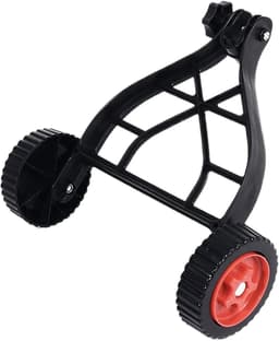 Hulpmaaier Wielen - Trimmer Ondersteuning - Gazon Onderhoud - Antislip Stabiliteit - 34x35x12 cm - Zwart — thumbnail 1