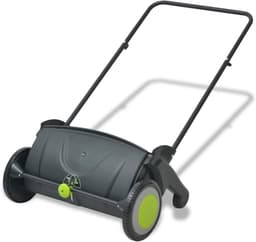 Gazonveger - Tuinveger Gazonventilator - Gazon Onderhoud - Handmatig Werken - 103 liter - Groen — thumbnail 2